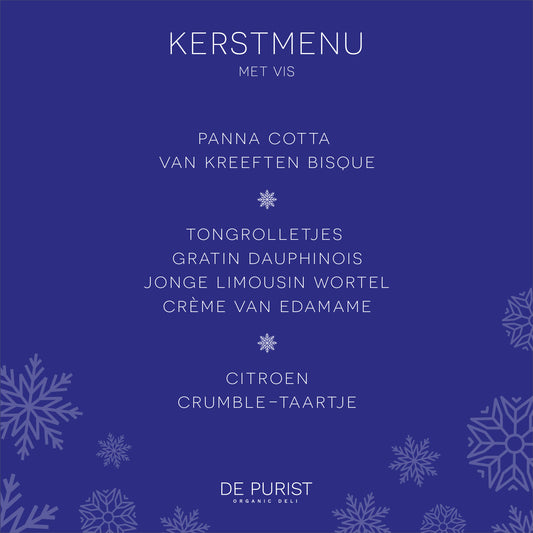 Kerstmenu Vis