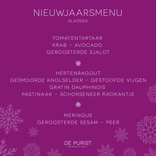 Nieuwjaarsmenu Klassiek