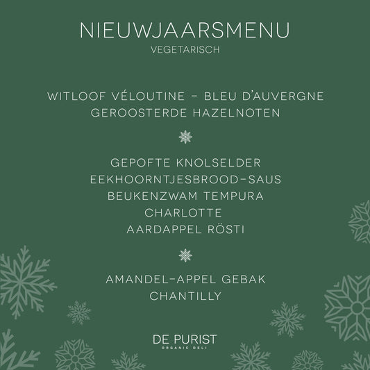 Nieuwjaarsmenu Vegetarisch