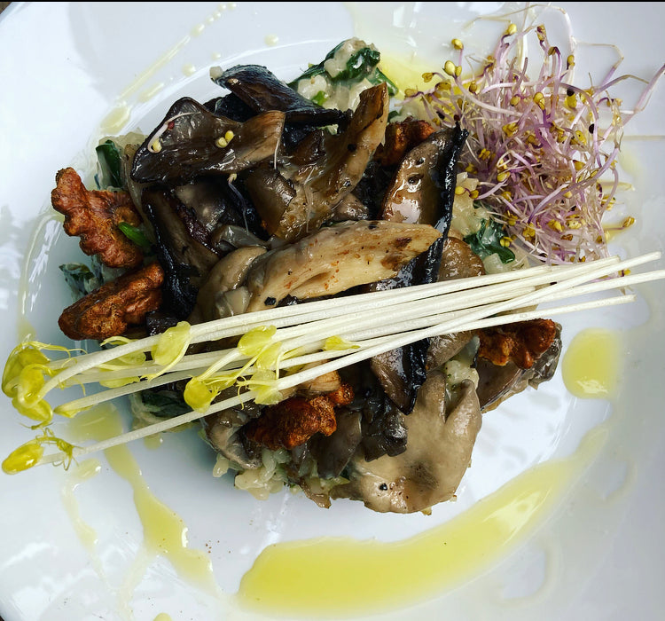 Spinazie Pleurotte Risotto